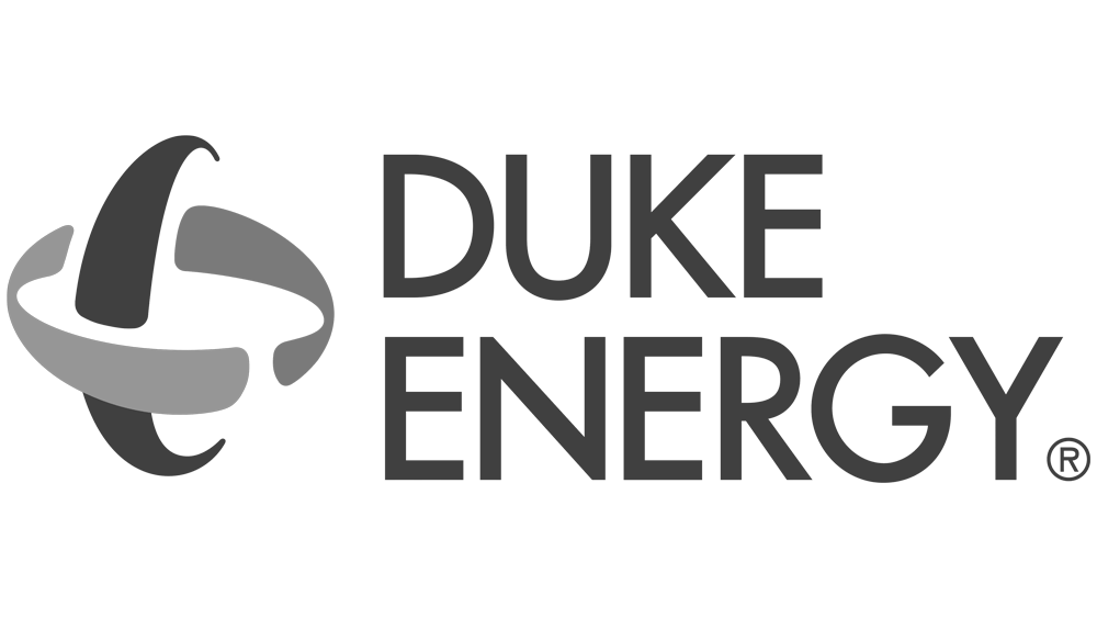 Duke Energy logo with stylized circular symbol and bold text